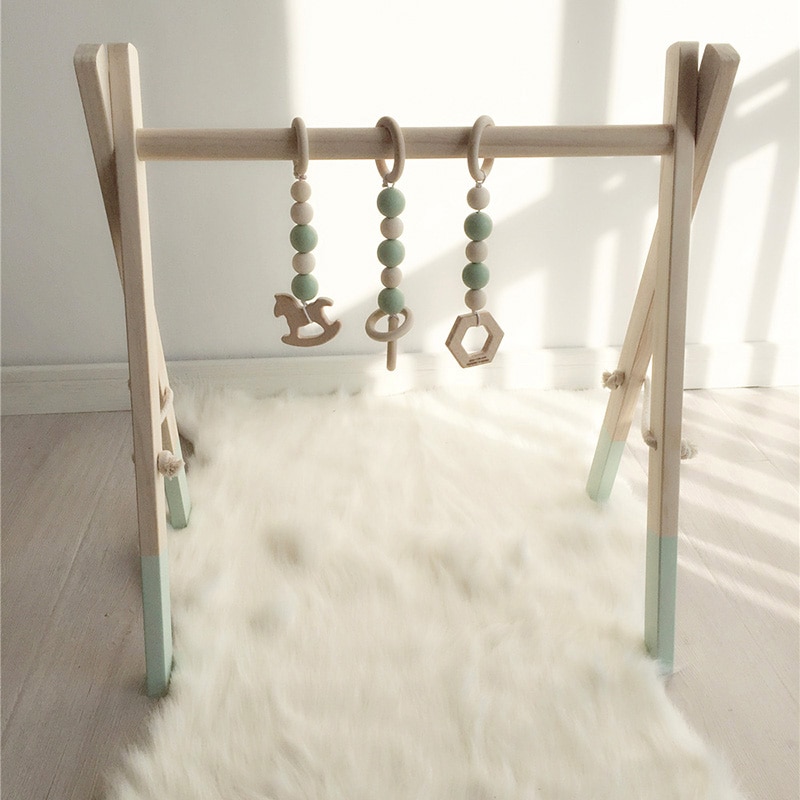 Wooden Baby Gym Simple Elegant Design